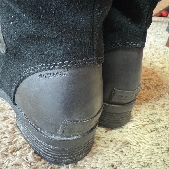 Sorel Emelie Lace Boots, Black, 7.5 - Picture 6 of 8